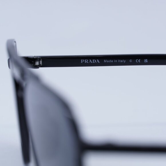 🕶️ New Prada PR58YS 1AB5S0 Sunglasses - Black Frame, Dark Grey Lenses - Picture 9 of 11